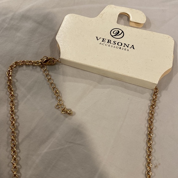 Versona collections orange statement necklace - Picture 2 of 3